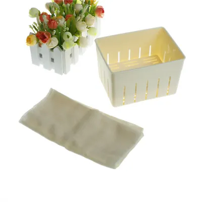 Tofu Maker Press Mold Kit + Cheese Cloth DIY Soy Pressing Mould KitchenToolSe-u- • £7.11