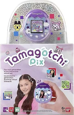 Tamagotchi Pix Sky Purple Virtual Digital Pet W/ Camera Pics Ban Dai NEW SEALED! • $38.88