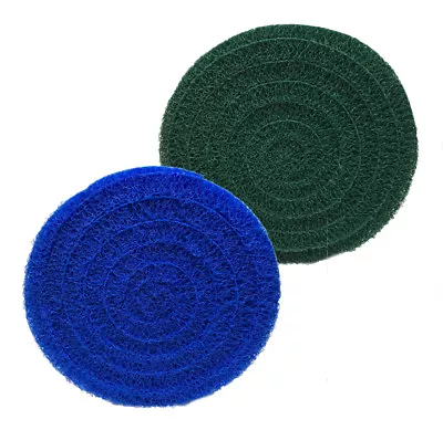 22  Round Matala 2-Pack Pond Filter Media/Rolls-Green & Blue Coil-koi Filtration • $139.50