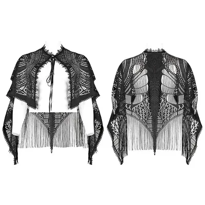 Punk Rave Big Size Design.Gothic Sexy Visual Kei Women Cape Shawl DY1405 • $49