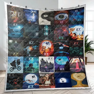 E.T. The Extra-Terrestrial Quilt E.T. Movie Quilt Blanket • $59.95