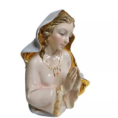 Vintage Fontanini Madonna Porcelain Figurine Italy Numbered Religious Bust • $22.99