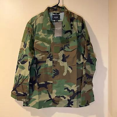 Beyond A9 Mission Top Woodland Camo BDU Military Style NYCO Ripstop Coat Blouse • $139.99