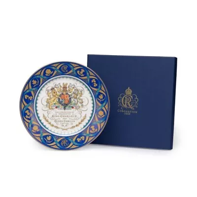 Royal Collection King Charles III Coronation Dessert Plate New • $129.99