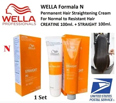 X1 Wella Professionals Creatine Hair Straighter (N) Cream For Normal Resistant. • $27.61