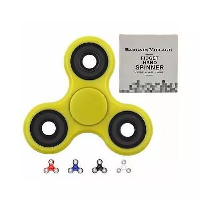 3D Fidget Finger Hand Tri-Spinner EDC Ceramic Bearing Gift Toys Relieve Stress • £3.13