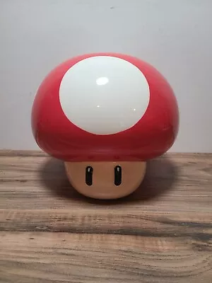 Nintendo Super Mario Mushroom Ceramic Shaped Cookie Jar 2019 • $39.99