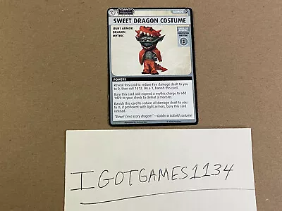 Pathfinder Adventure Card Game Wrath Of The Righteous Sweet Dragon Costume Promo • $10