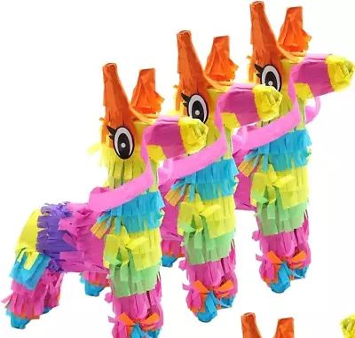 3 Pcs Mini Pinata 4x7  - Fiesta Party Decorations Mexican Cinco De Mayo Party • $15.99