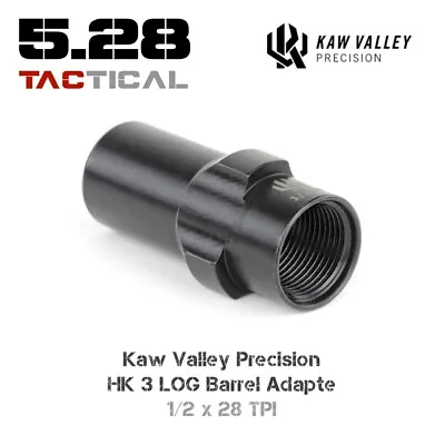 Kaw Valley Precision 3 Lug Barrel Adapter - 1/2x28 -6018 • $33.95