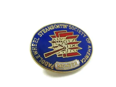 Paddlewheel Steamboatin' Society Of America Member Pin • $17.99