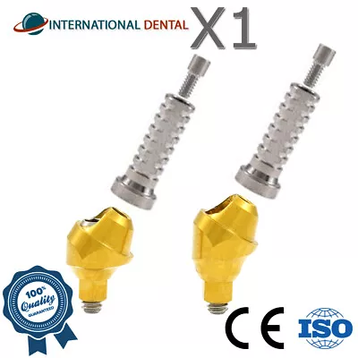 Slim Angled Multi Unit 1.6 Adapter Head 30° Set With Titanium Sleeve Dental • $49.90