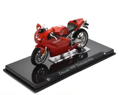 Ducati 999 Testastretta 1:24 ATLAS SUPERBIKES DIECAST MOTORCYCLE BIKE MODEL 109 • $19.90