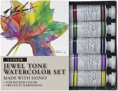 M. Graham & Co. Tube Watercolor Paint Jewel Tone 5-Color Set 1/2-Ounce • $117.29
