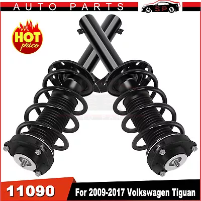 Fits 2009-2018 VW Tiguan Limited Front Pair Complete Struts & Shocks Assemblies • $101.88