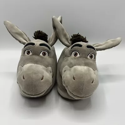DreamWorks Shrek Donkey Slippers Size Medium 7-8 Soft Cute! • $29.99