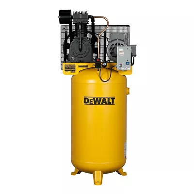 DEWALT DXCMV7518075 7.5 HP 80 Gal. Oil-Lube Air Compressor W/ Baldor Motor New • $3311.64