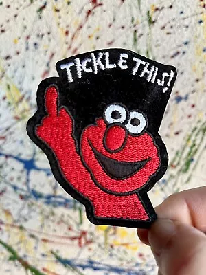 Elmo Embroidered Iron On Patch Tickle This • $5.99