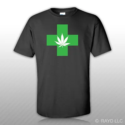420 Medical Marijuana T-Shirt Tee Shirt Free Sticker Bud Cannabis Medicinal • $15.99