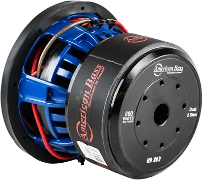 HD-8D2 8  Competition Subwoofer 800W Max Dual 2 Ohm Car Audio Sub • $170.99