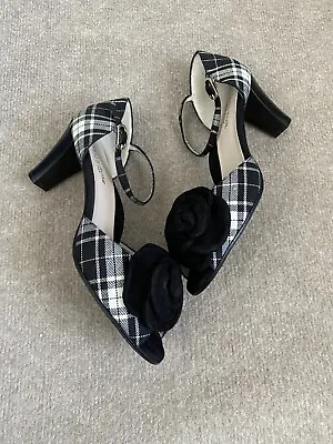 Taryn Rose Dafin Plaid Shoes NIB -39.5 Price Reduced • $71.25