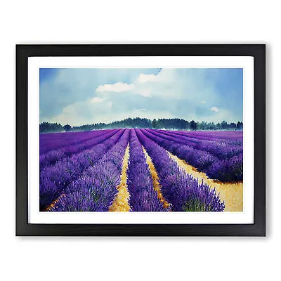 Lavender Field Vol.4 Wall Art Print Framed Canvas Picture Poster Decor • £29.95