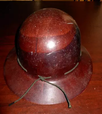 Vintage Full Brim Fiberglass Mine Safety Appliances S-A Skullgard Protective Hat • $59.99