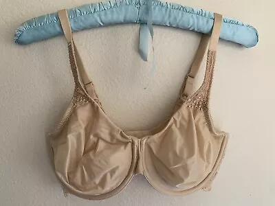 36D Wacoal Inspiration Bra Beige Nude Underwire 855187 Lace Back • $24.99