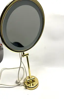 Vintage Ton Jon The Nova Mirror Vanity Light Magnified Makeup -Gold-USA Made • $199.99