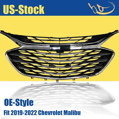 3PCS Chrome Front Grille Upper Lower Grill For Chevrolet Malibu 2019 2020-2023 • $98.99