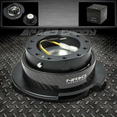 Universal Nrg Steering Wheel 6-hole Gen 2.5 Quick Release Adaptor Carbon Fiber • $156