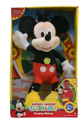 MICKEY MOUSE CLUBHOUSE SINGING MICKEY PLUSH DOLL 12inch • $24.49