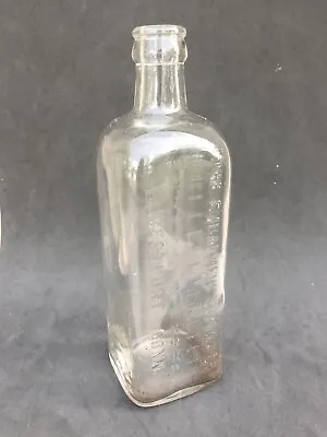 Embalming Fluid Bottle Empty Embalmers Supply Westport CN Vintage 8  Undertaker • $42.79