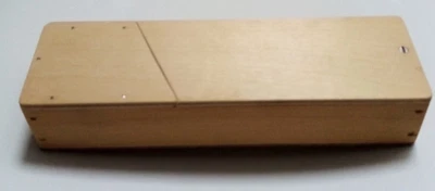 £0.99 • Buy Wooden Pencil Case Box Handmade Crafted In The Cotswolds School Stationery New 