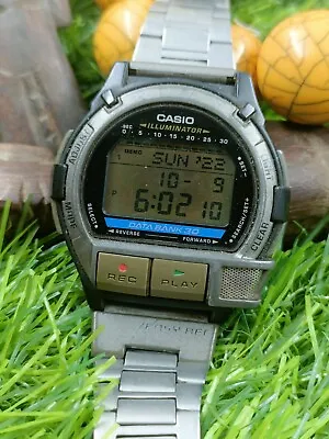 Casio Illuminator Data Bank 30 Rare Vintage Men's Db-v30 Digital Retro Watch • £152.11