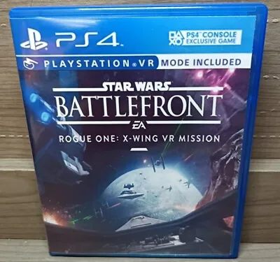 $13.90 • Buy Star Wars Battlefront: Rogue One X-Wing VR Mission Sony Playstation 4 Free Ship