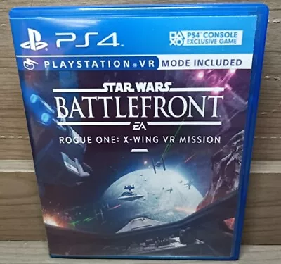 $13.90 • Buy Star Wars Battlefront: Rogue One X-Wing VR Mission Sony Playstation 4 Free Ship
