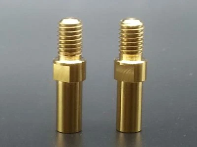 $12.74 • Buy 2pcs Titanium Ti Golden Brake Post V-Brake Bosses M8x1.25mm V Brake Seat Bolts