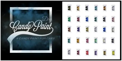 DRY CANDY PAINT ® 25g Kit For Car - Automotive Pearl Paint With Pigment 🚗 HVLP • $24.99