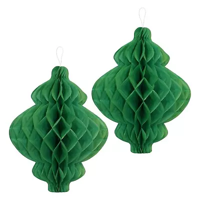  Eid Mubarak Ramadan Honeycomb Paper Lantern Hanging Decorations - Green • £5.49