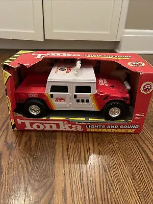 2000 Tonka  Battery Op. Rescue Hummer  Truck   Working Lights And Sounds New • $136.71