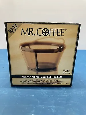 Mr. Coffee GTF2-1 Basket-Style Permanent Filter - Gold 1pk • $8