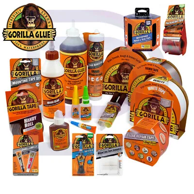 £5.39 • Buy Gorilla Glue Products  Super Glue Gel, Tape, Epoxy, Wood & Clear Glue, Sealant
