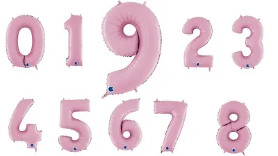 26  GIANT SUPERSHAPE NUMBER FOIL HELIUM BALLOON BIRTHDAY PARTY Ages Grabo • £3.99