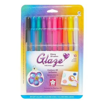 Sakura Gelly Roll Gel Pen Set Carded Pack Of 10 Pens Choose Size & Color • £15.87