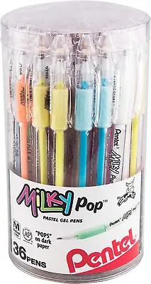Milky POP Beauty Beauty Beauty Pastel Gel Pens (0.8Mm) Med. Lines Assorted 6 I • $59.36