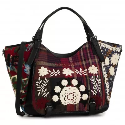 Desigual Women's Embroidery Handbag /Shoulder Bag Brand New With Tag • $99