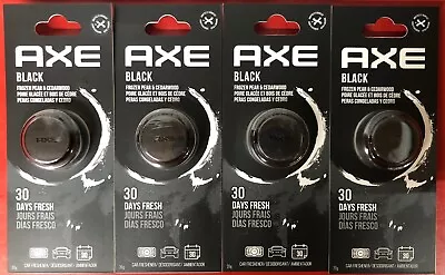 (4) New Axe Black Vent Clips Car Air Fresheners Frozen Pear & Cedarwood Scent • $14.69