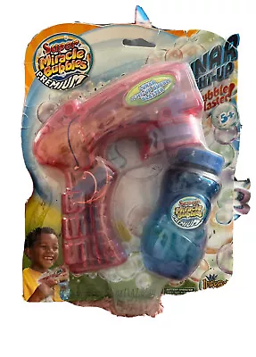 Super Miracle Bubbles Premium Lunar Light Up Blaster By Imperial Pink & Blue Toy • $10.14