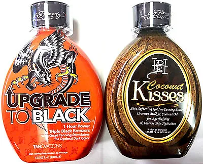 Ed Hardy Upgrade To Black & Coconut Kisses Age Defying Tanning Bed Lotion • $45.99